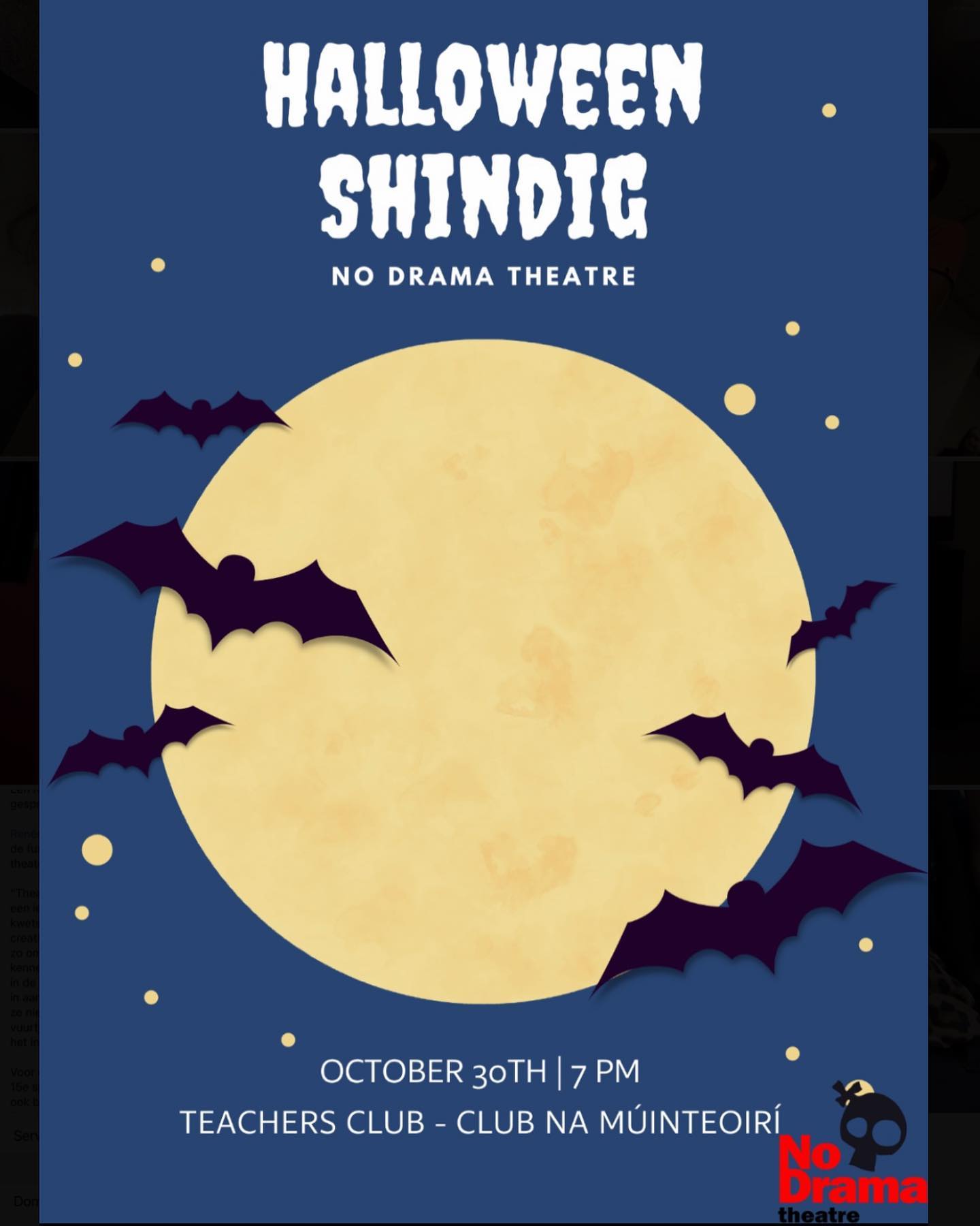 You are currently viewing Halloween Shindig – 30 October 2021