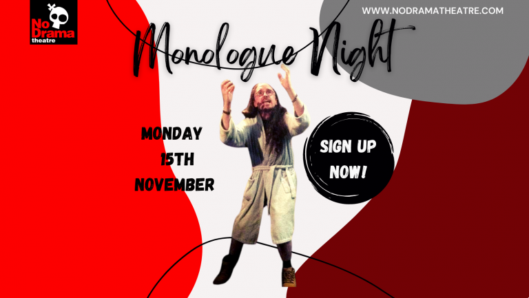 Read more about the article Monologue Night – 15 November 2021