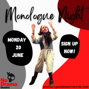 Read more about the article Monologue Night – 20 June 2022