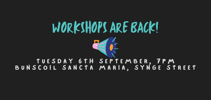 Workshops Return – 6 September 2022