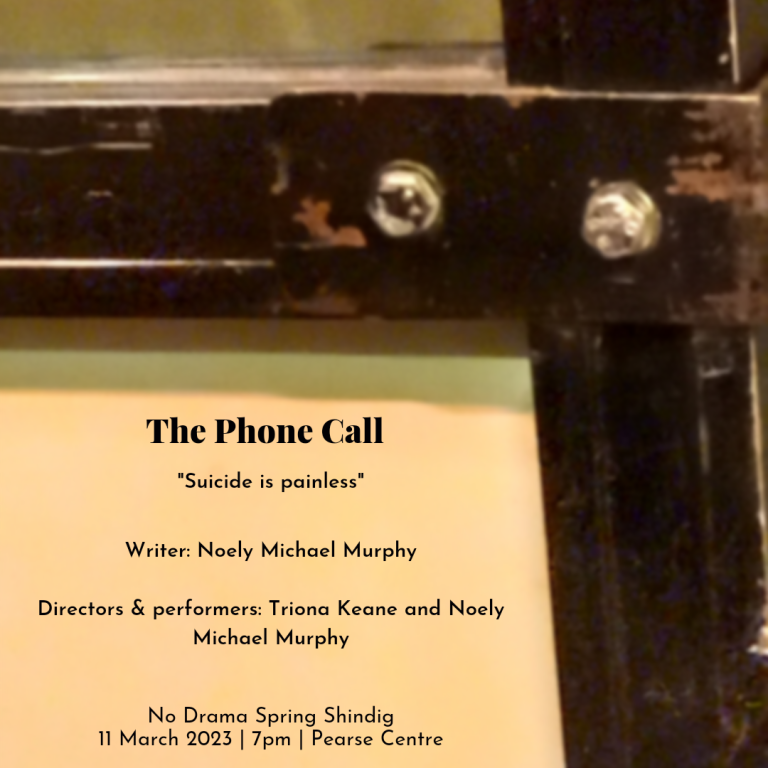 Read more about the article ‘The Phone Call’ – No Drama Spring Shindig – 11 March 2023