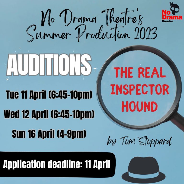 Read more about the article Summer Production Auditions – 11, 12 & 16 April 2023