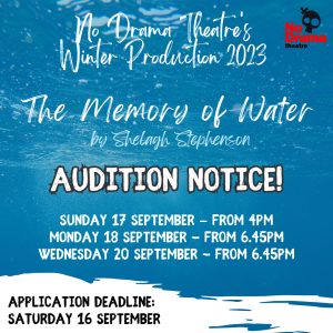 Read more about the article Winter Production Auditions – 17, 18 & 20 September 2023