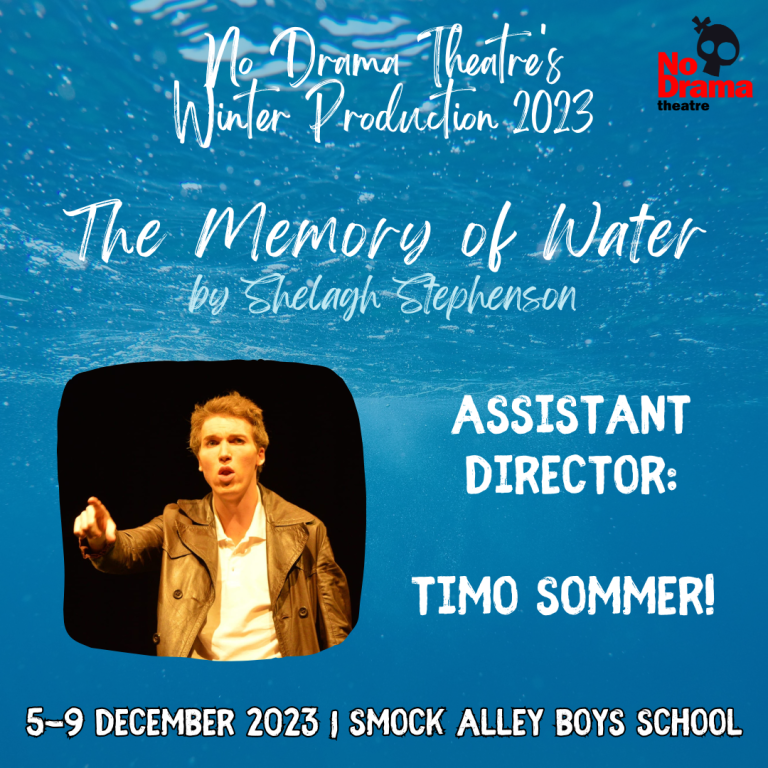 Read more about the article ‘The Memory of Water’ Assistant Director Announcement – Timo Sommer