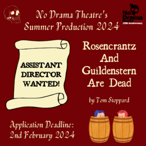 Read more about the article Summer Production Assistant Director Applications Open – Deadline 2 February 2024