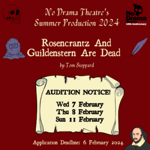 Read more about the article Summer Production Auditions – 7, 8 & 11 February 2024