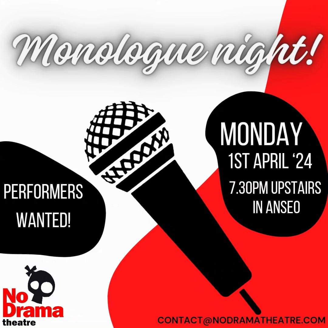 Monologue Night – 1 April 2024