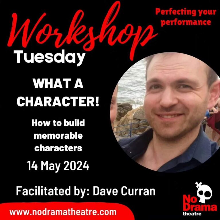 Read more about the article ‘What a Character!’ Workshop – 14 May 2024