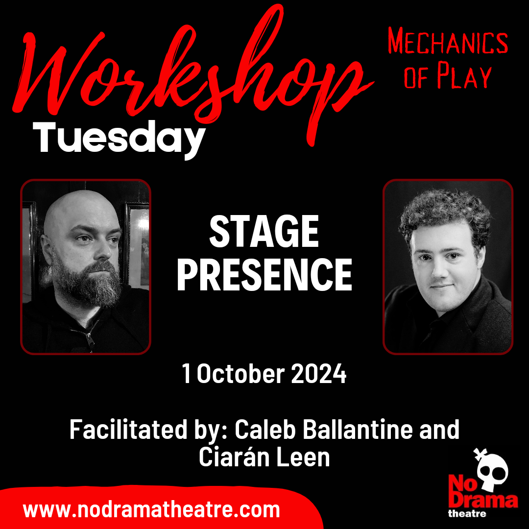 ‘Stage Presence’ Workshop – 1 October 2024