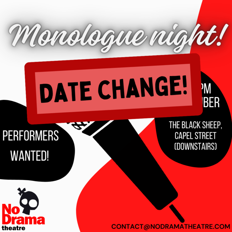 Read more about the article Monologue Night Announcement – 1st December 2024