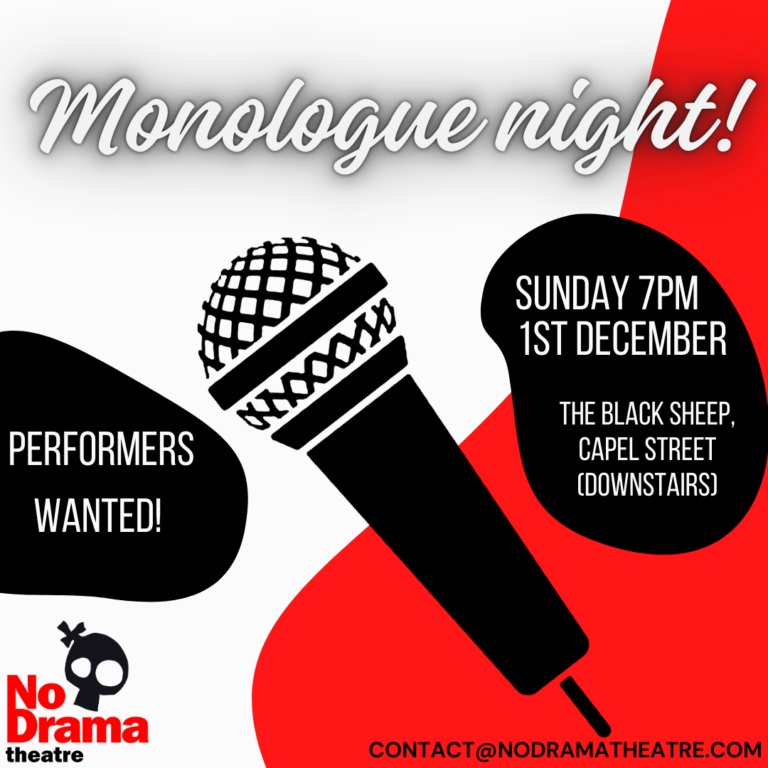 Read more about the article Monologue night – 1st December 2024