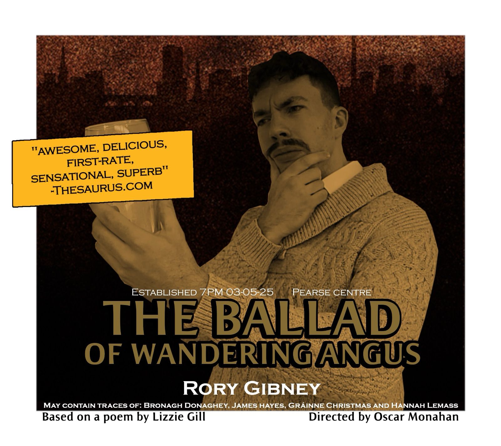 ‘The Ballad of Wandering Angus’ – Spring Shindig – 3 May 2025