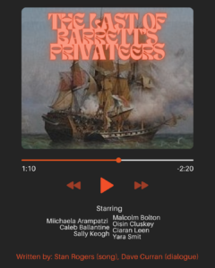 Read more about the article ‘The Last of Barrett’s Privateers’ – Spring Shindig – 3 May 2025