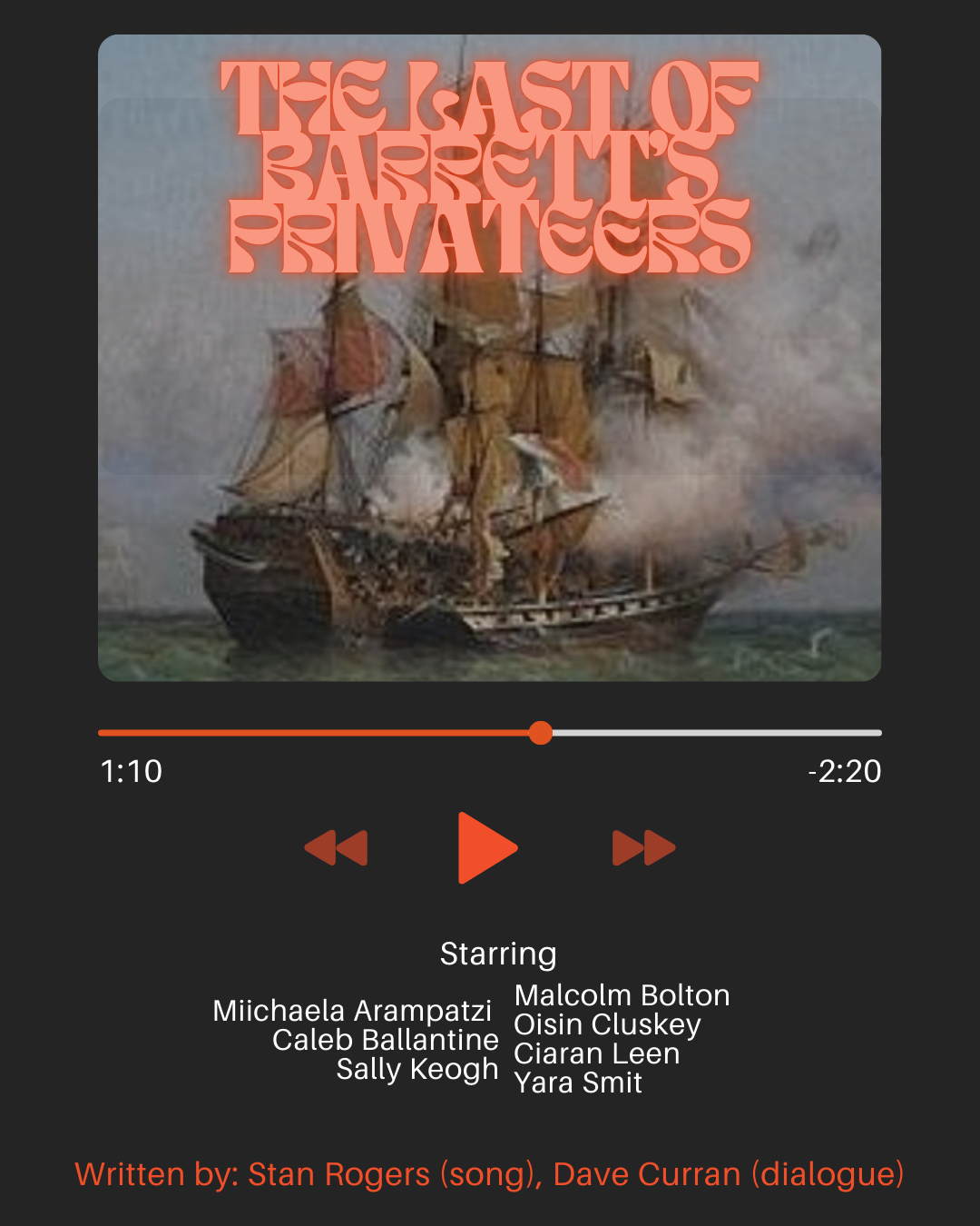‘The Last of Barrett’s Privateers’ – Spring Shindig – 3 May 2025