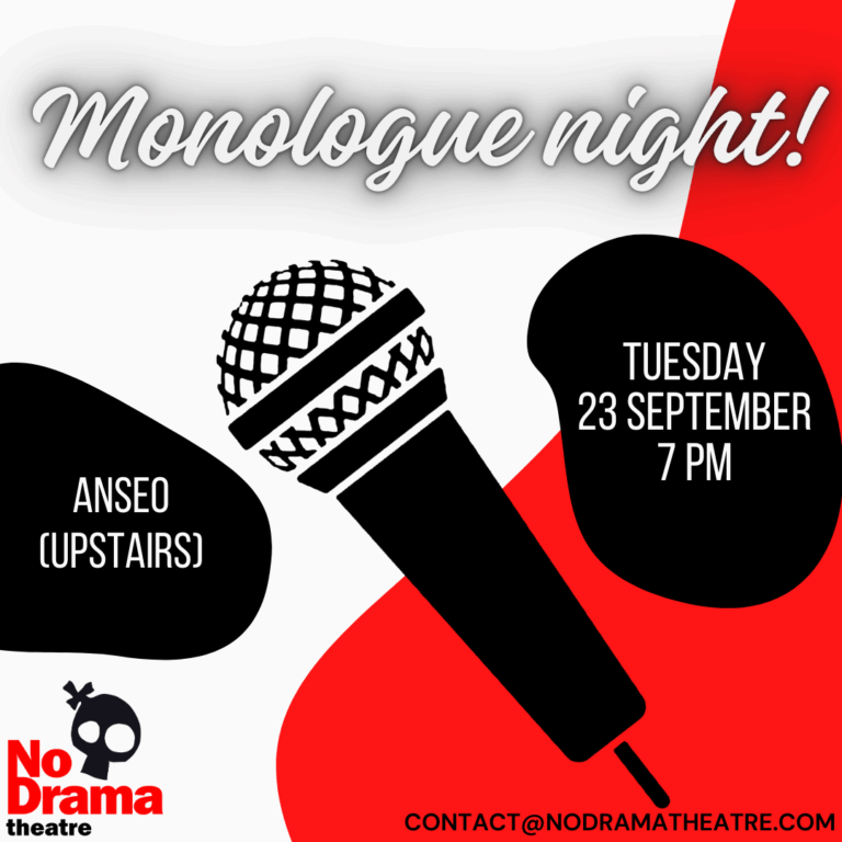 Read more about the article Monologue Night – 23 September 2025