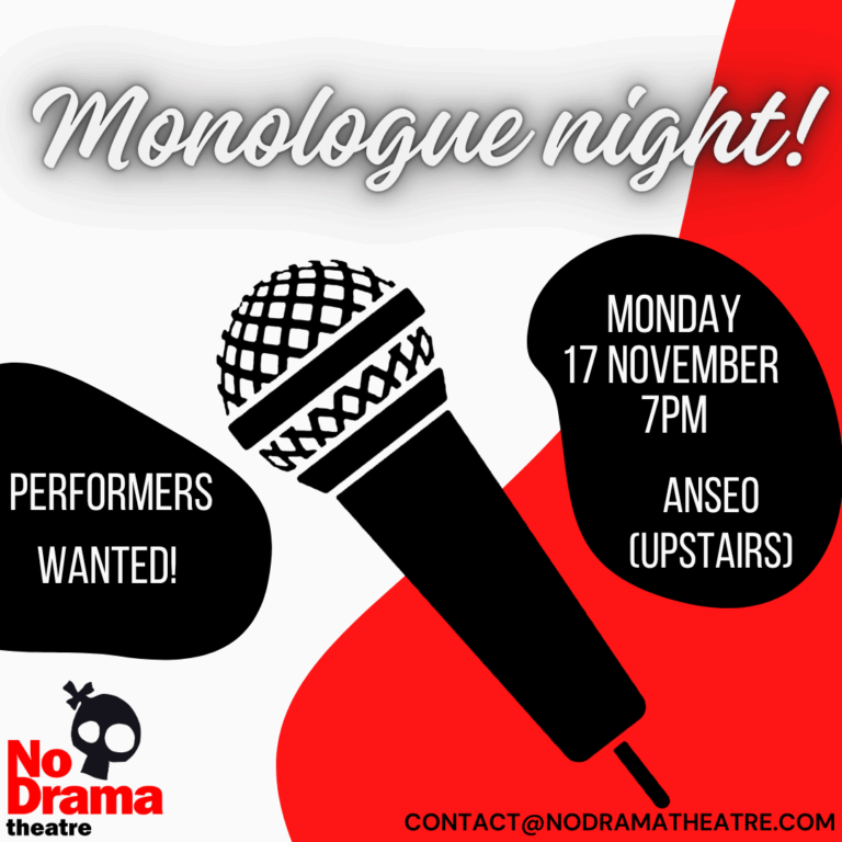 Read more about the article Monologue Night – 17 November 2025